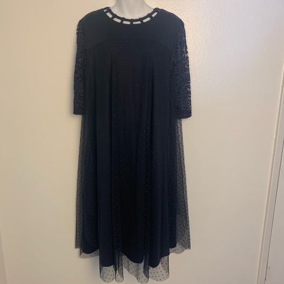 Dresses & Skirts - Fancy dark blue XL  formal dress Mid length